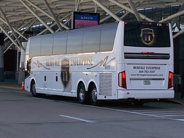 Heritage Enterprise motorcoach and charter bus